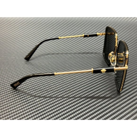 Versace Black 56mm Gold Sunglasses - Picture 4 of 5